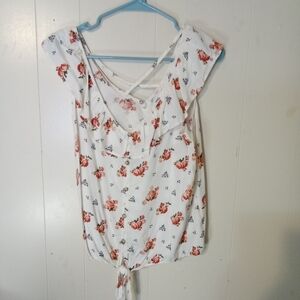 Elegant Floral Women's Blouse